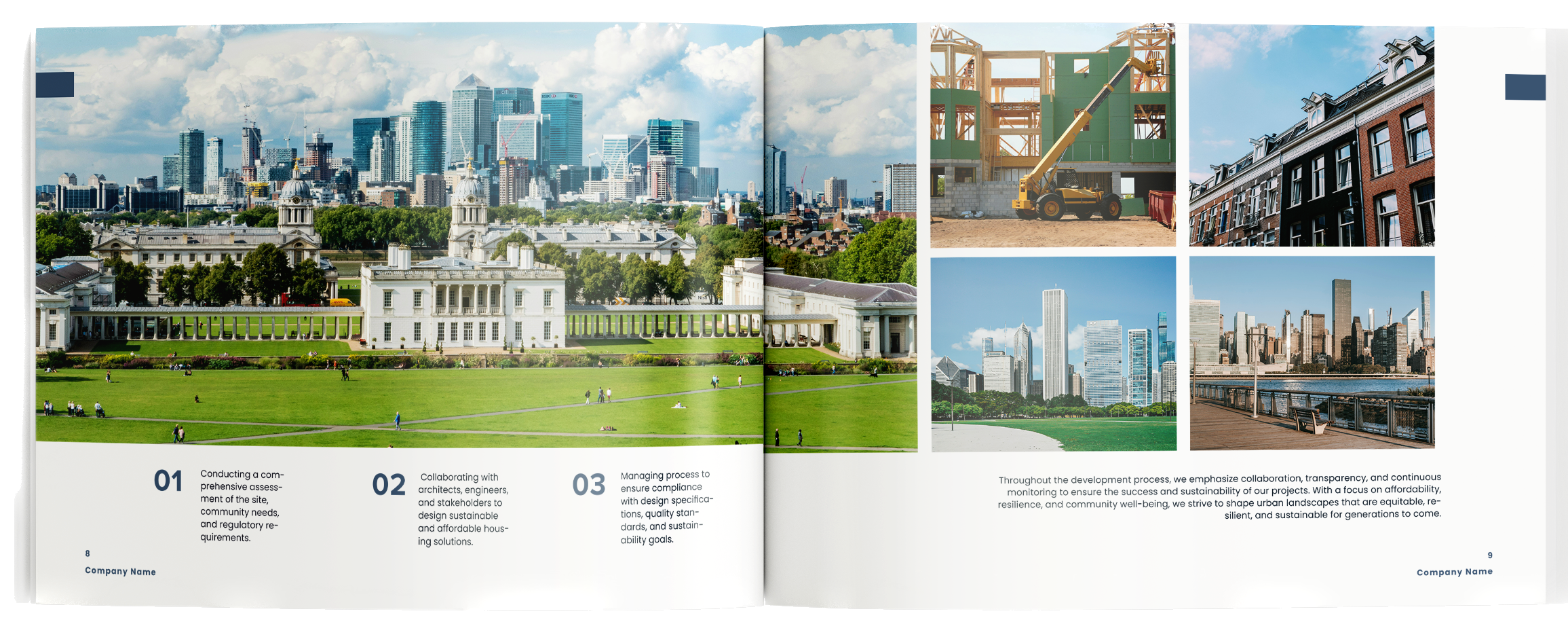 Pages 8 to 9